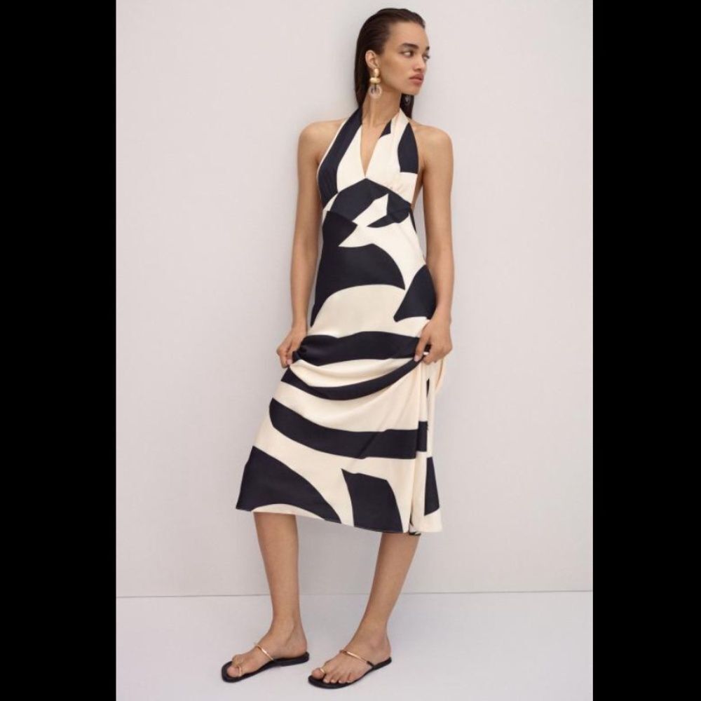 Bardot Citron Midi Dress
